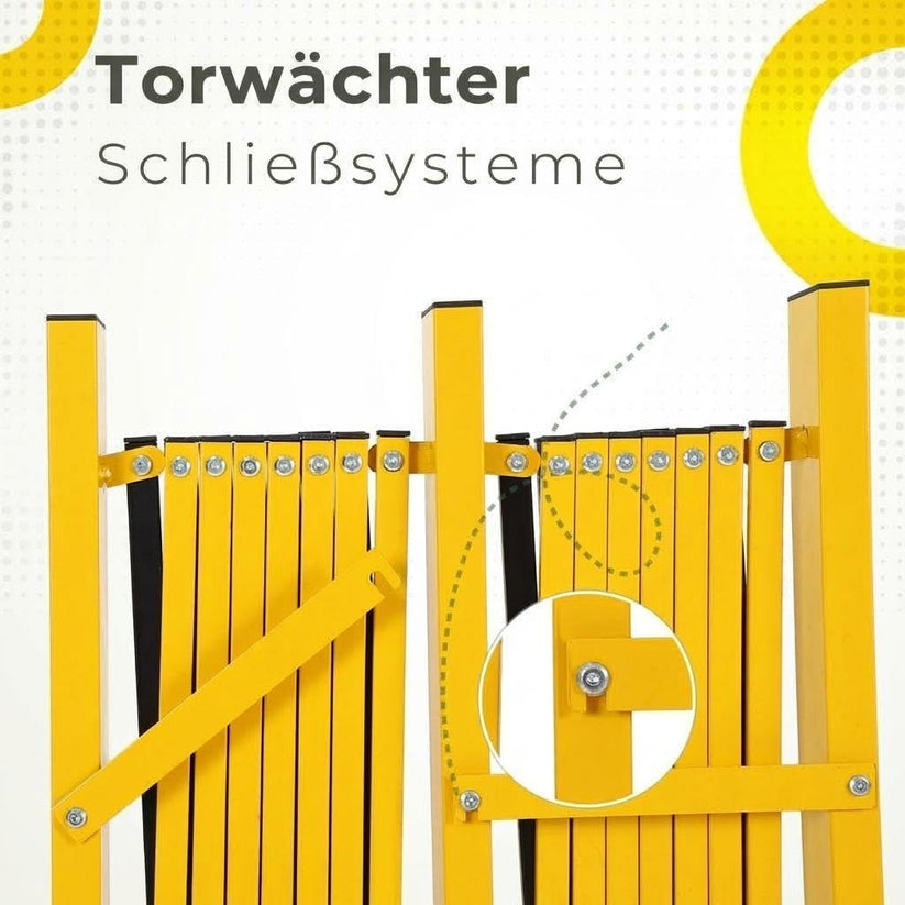 Barrière métallique pliable Garvee pour intérieur et extérieur